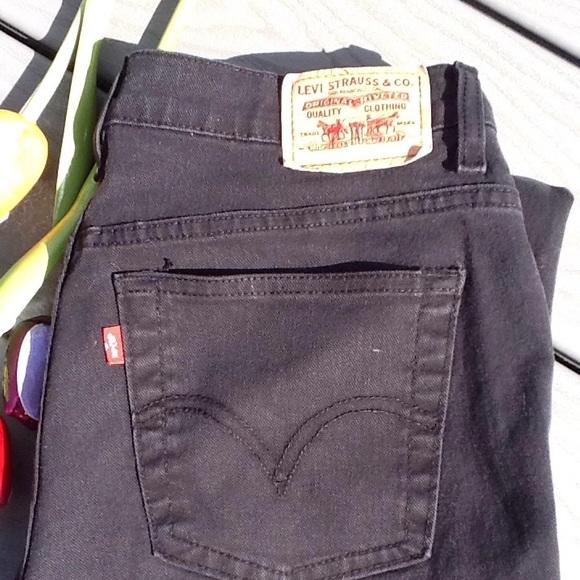 Levi's Denim - Levi's Relaxed Boot Cut 550 black jeans Sz 12S